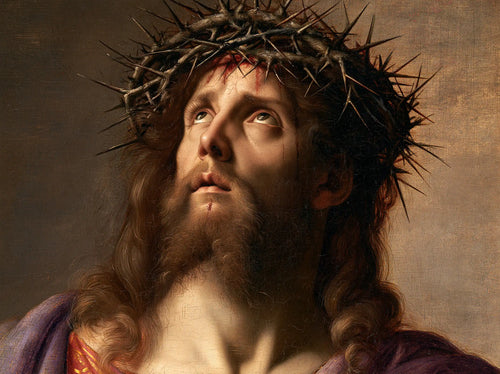 Jesus crowned with thorns in Florentine Renaissance style in Florentine Renaissance style, landscape Christian artwork no. 3