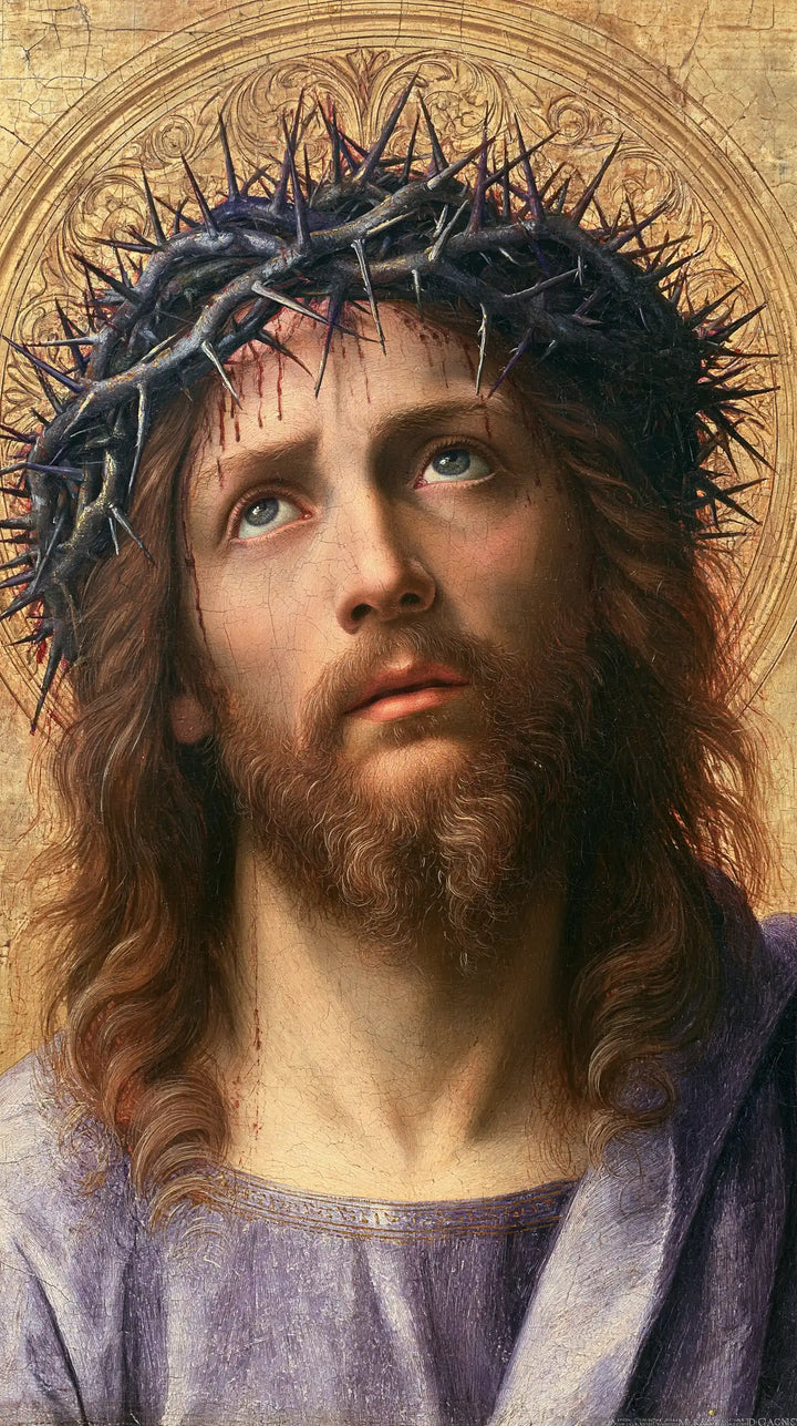 Jesus Crowned with Thorns — The Appeal with a Lace-Like Nimbus