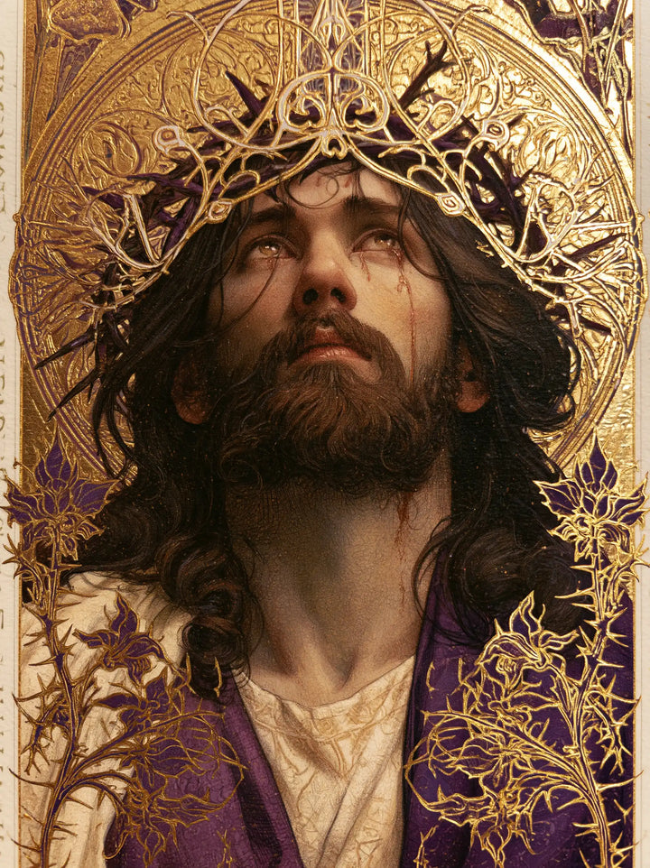 Jesus Crowned with Thorns — The Gaze among Precious Vines