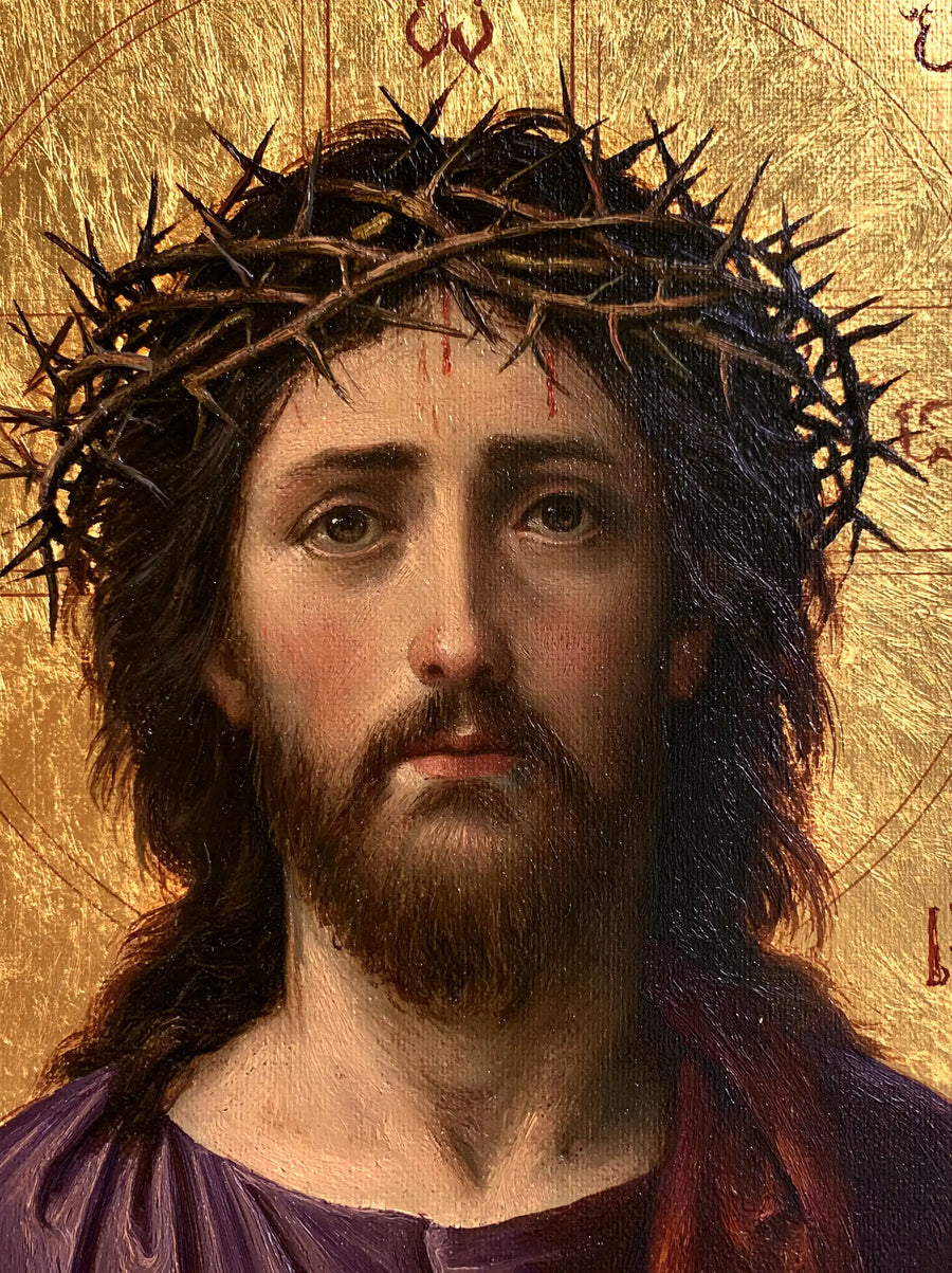 Jesus Crowned with Thorns — The Crown with Black Points upon Gold