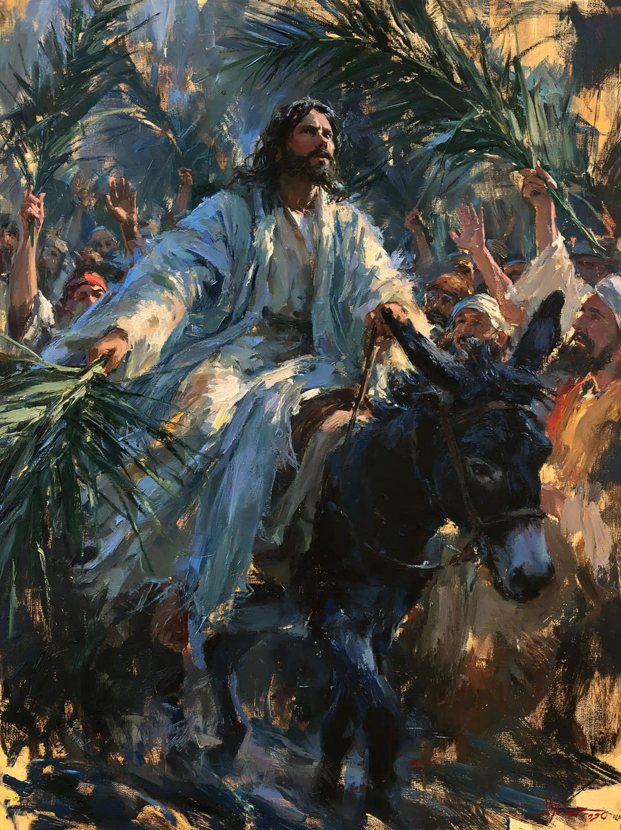 Jesus Enters Jerusalem – Expressionist · Portrait no. 15