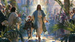 Jesus Enters Jerusalem – Impressionist · Landscape no. 7