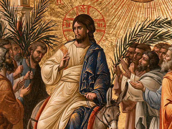 Jesus Enters Jerusalem – Sacred Gold · Landscape no. 1