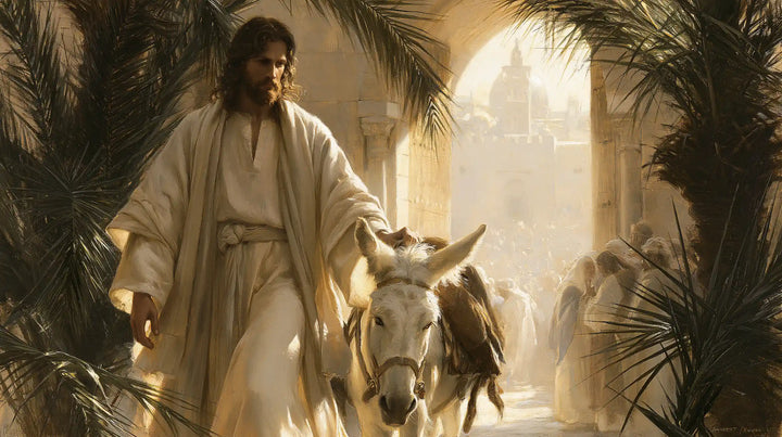 Jesus Enters Jerusalem – Symbolist · Landscape no. 10