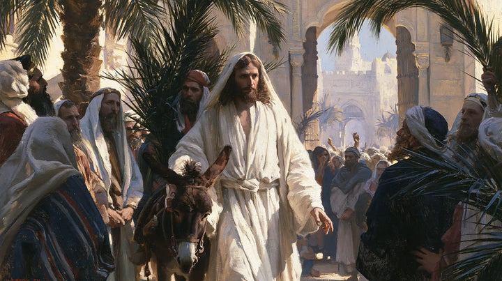 Jesus Enters Jerusalem – Symbolist · Landscape no. 12
