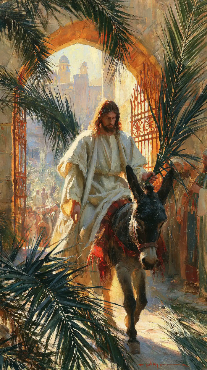 Jesus Enters Jerusalem – Symbolist · Portrait no. 5