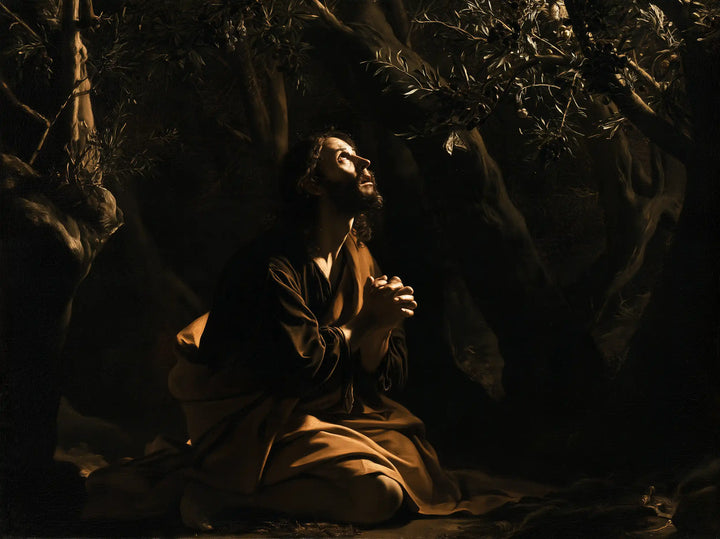 Jesus in Gethsemane — Ochre at the Olive Tree’s Foot