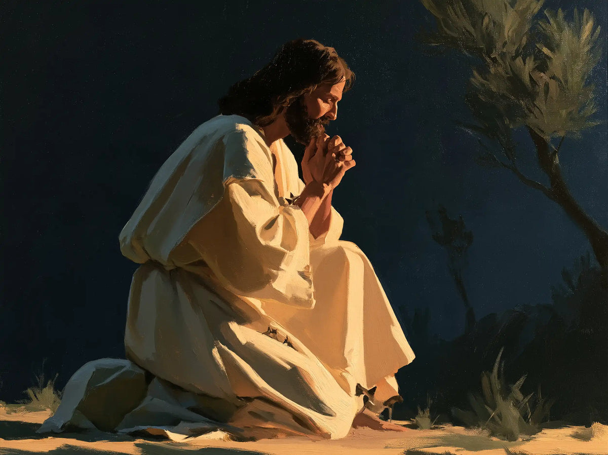 Jesus in Gethsemane - Contemporary Minimalism · Landscape n° 1