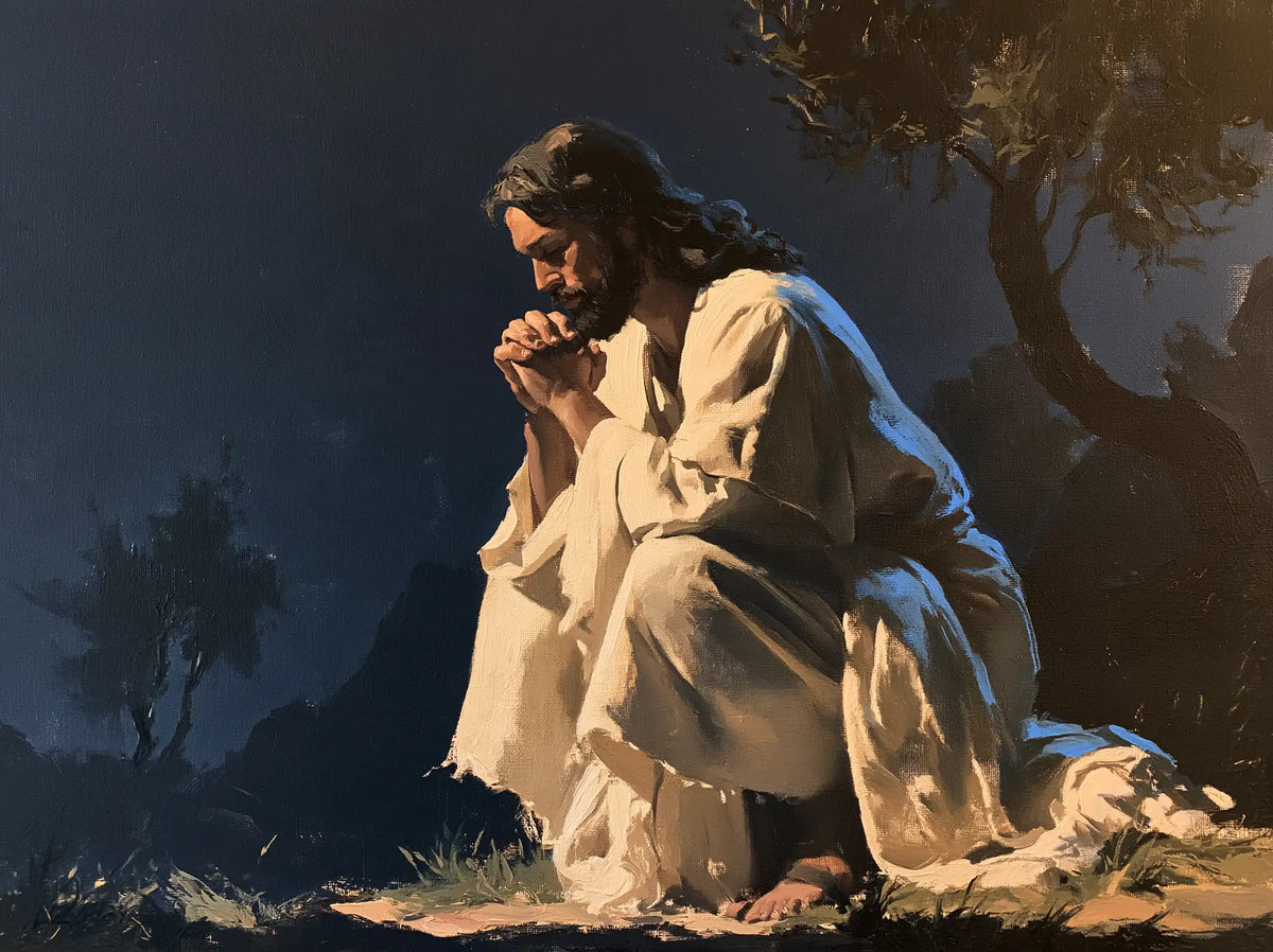 Jesus in Gethsemane - Contemporary Minimalism · Landscape n° 2