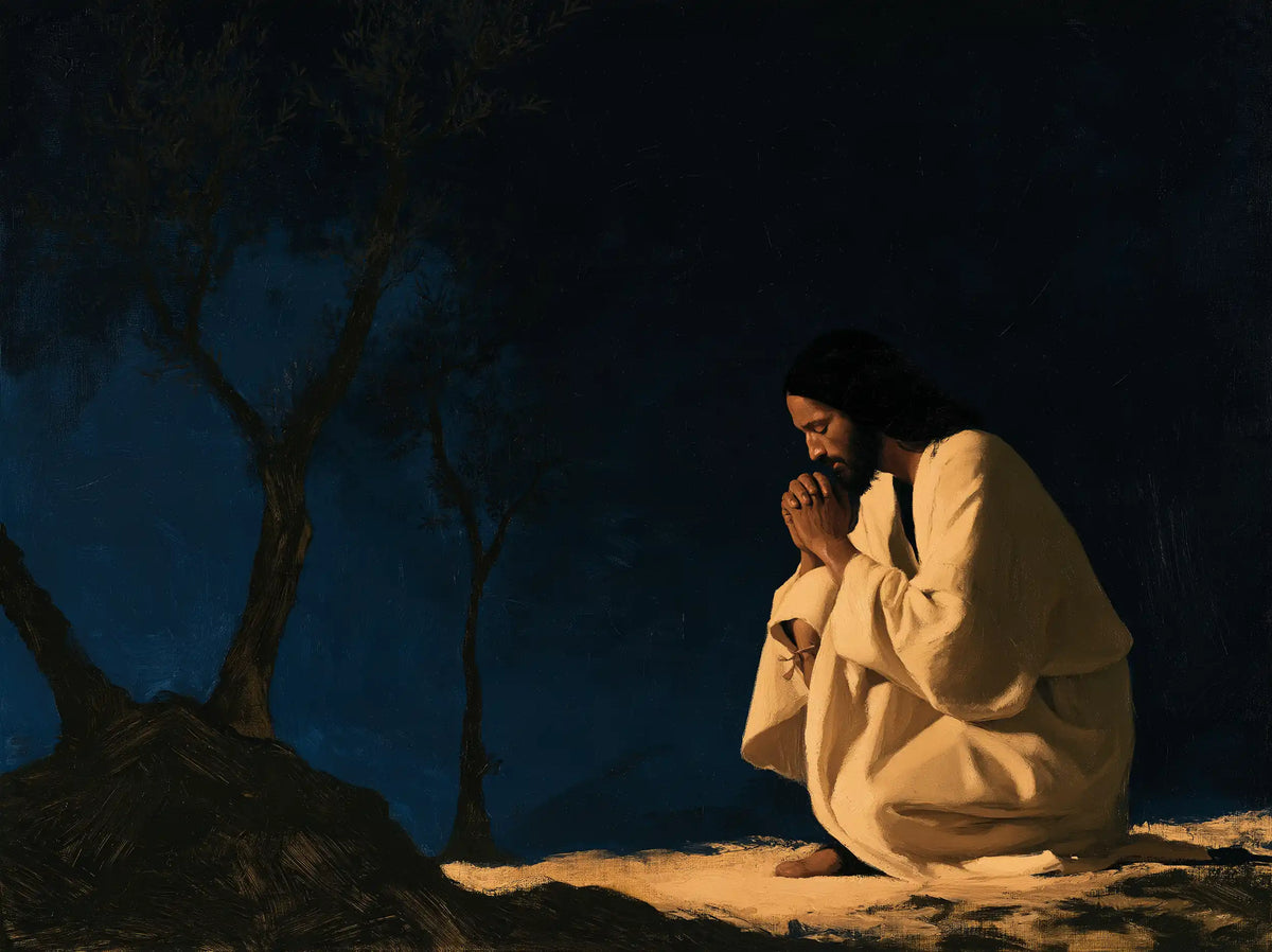 Jesus in Gethsemane - Contemporary Minimalism · Landscape n° 5