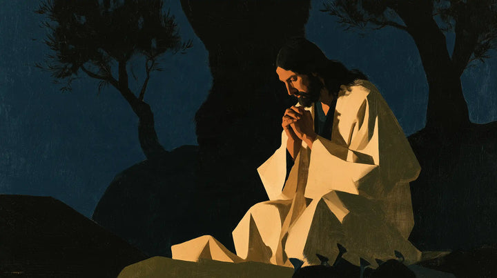 Jesus in Gethsemane - Contemporary Minimalism · Landscape n° 10