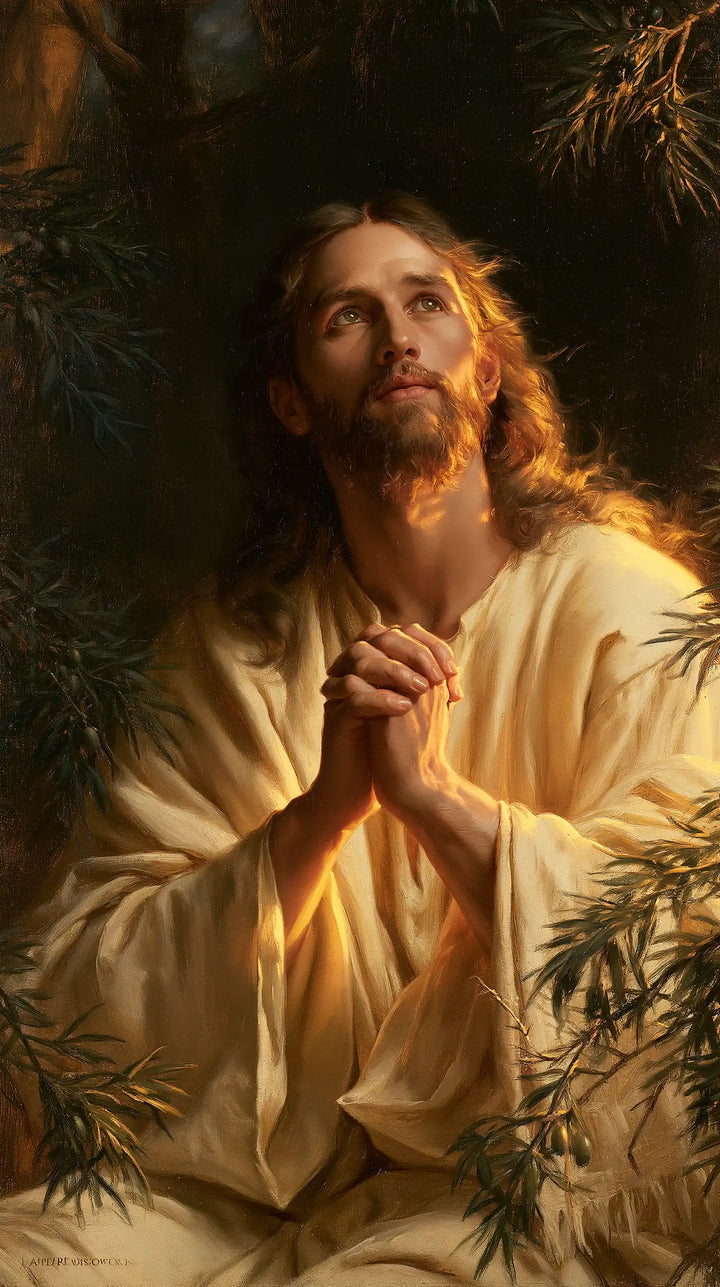 Jesus in Gethsemane - Devotional Portrait of Jesus in Gethsemane · Portrait n° 5