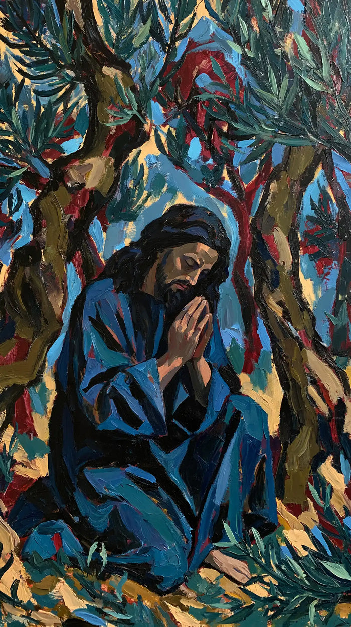 Jesus in Gethsemane - Expressionist · Portrait n° 8