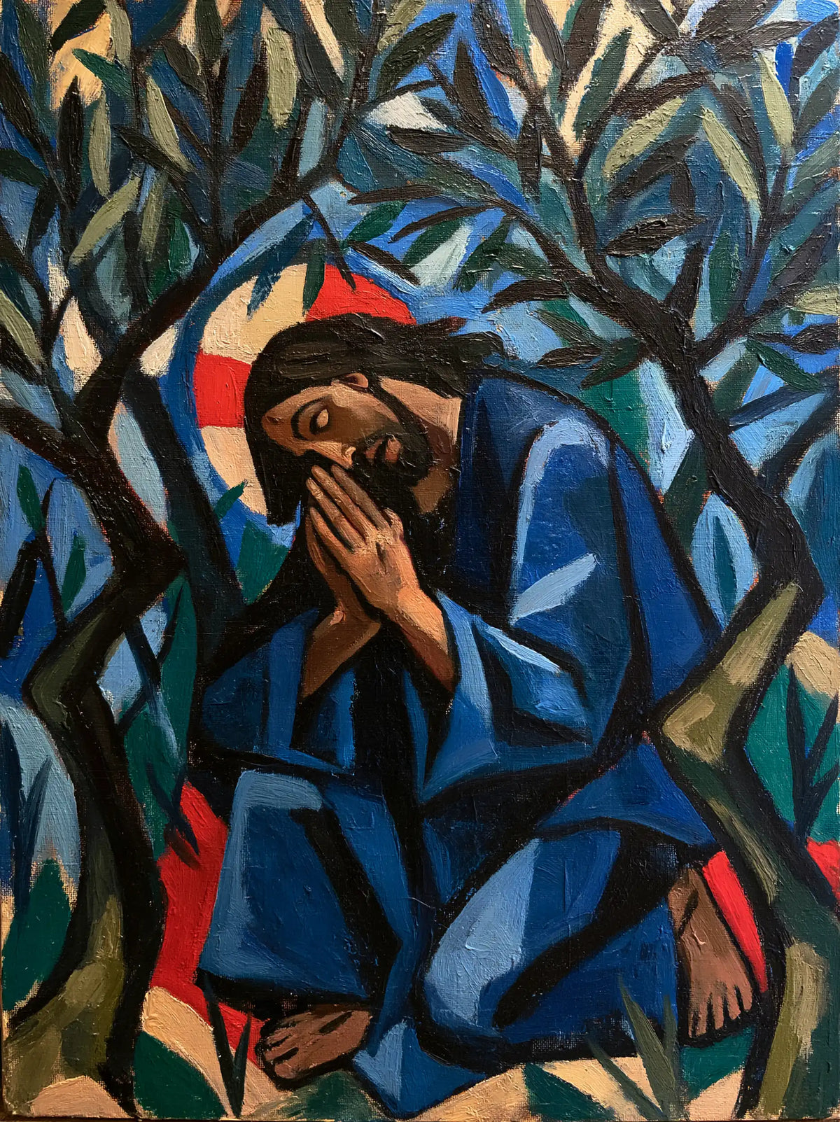 Jesus in Gethsemane - Expressionist · Portrait n° 12