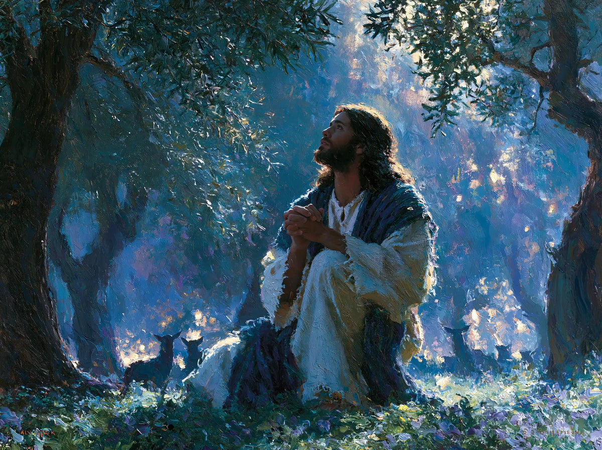 Jesus in Gethsemane - Impressionist · Landscape n° 4
