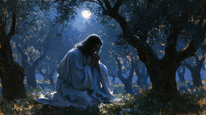 Jesus in Gethsemane - Impressionist · Landscape n° 11
