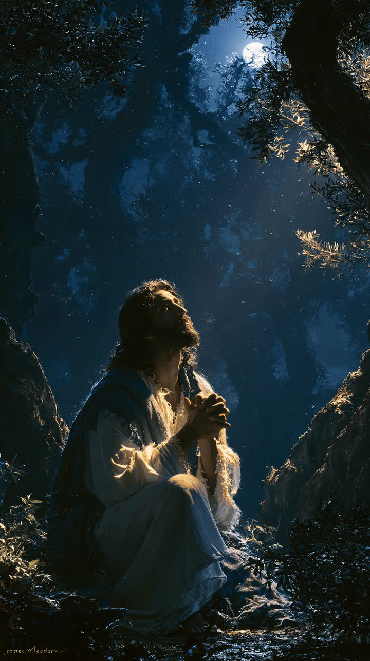 Jesus in Gethsemane — Hope Deep in the Night Passage