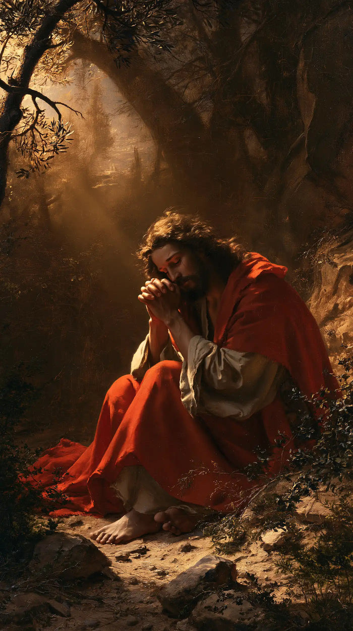 Jesus in Gethsemane - Sacred Agony · Portrait n° 6
