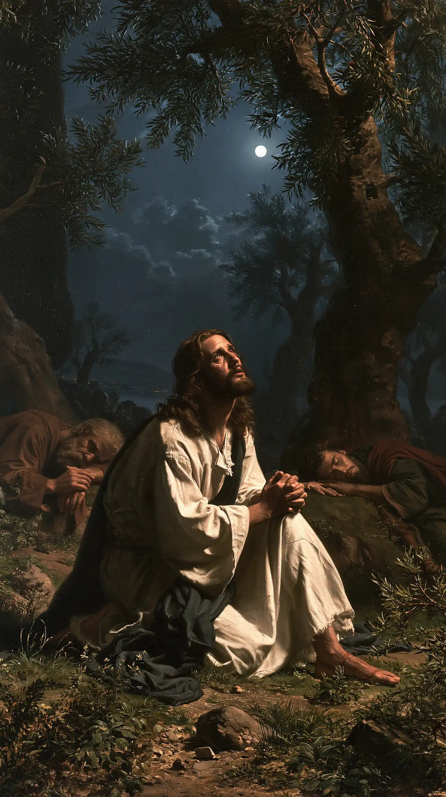 Jesus in Gethsemane — The Vigil in the Olive Aisle