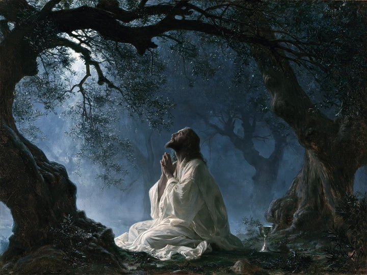 Jesus in Gethsemane - Symbolist · Landscape n° 4