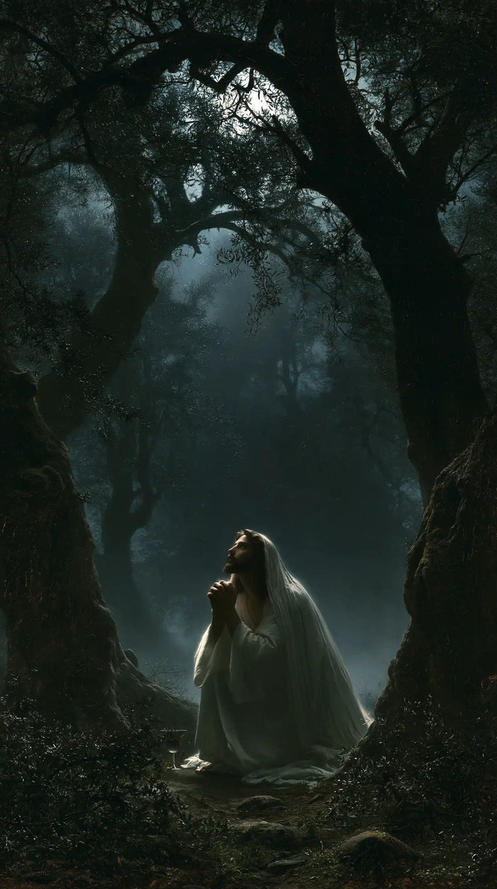 Jesus in Gethsemane - Symbolist · Portrait n° 8
