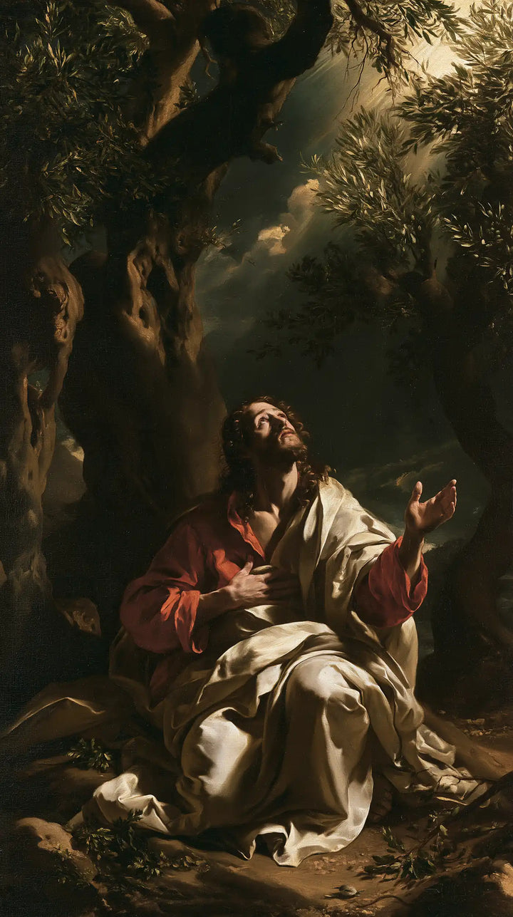 Jesus in Gethsemane - Theatrical Baroque · Portrait n° 1