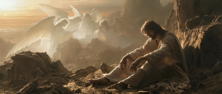 Jesus in the Desert - Angels After the Temptation · Landscape n° 2