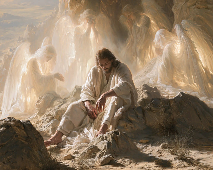 Jesus in the Desert - Angels After the Temptation · Landscape n° 8
