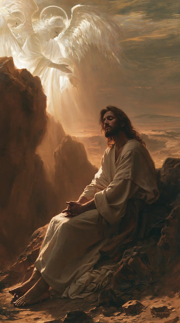 Jesus in the Desert - Angels After the Temptation · Portrait n° 27