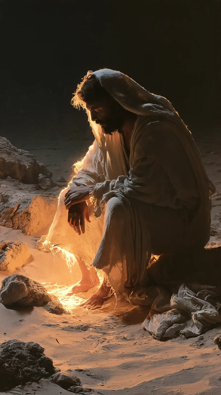 Jesus in the Desert - Christ as Divine Light · Portrait n° 7