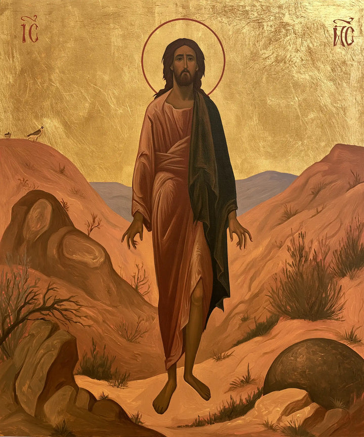 Jesus in the Desert - Contemporary Byzantine · Portrait n° 39