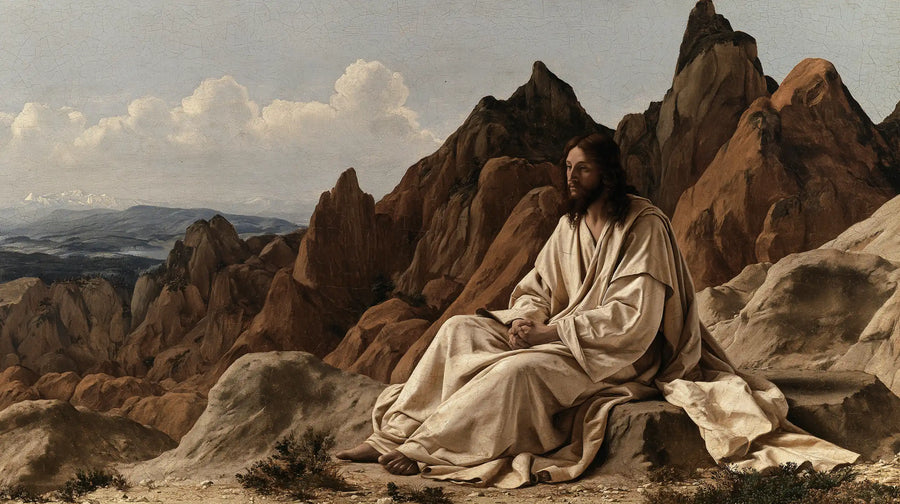 Jesus in the Desert - Florentine Renaissance · Landscape n° 18