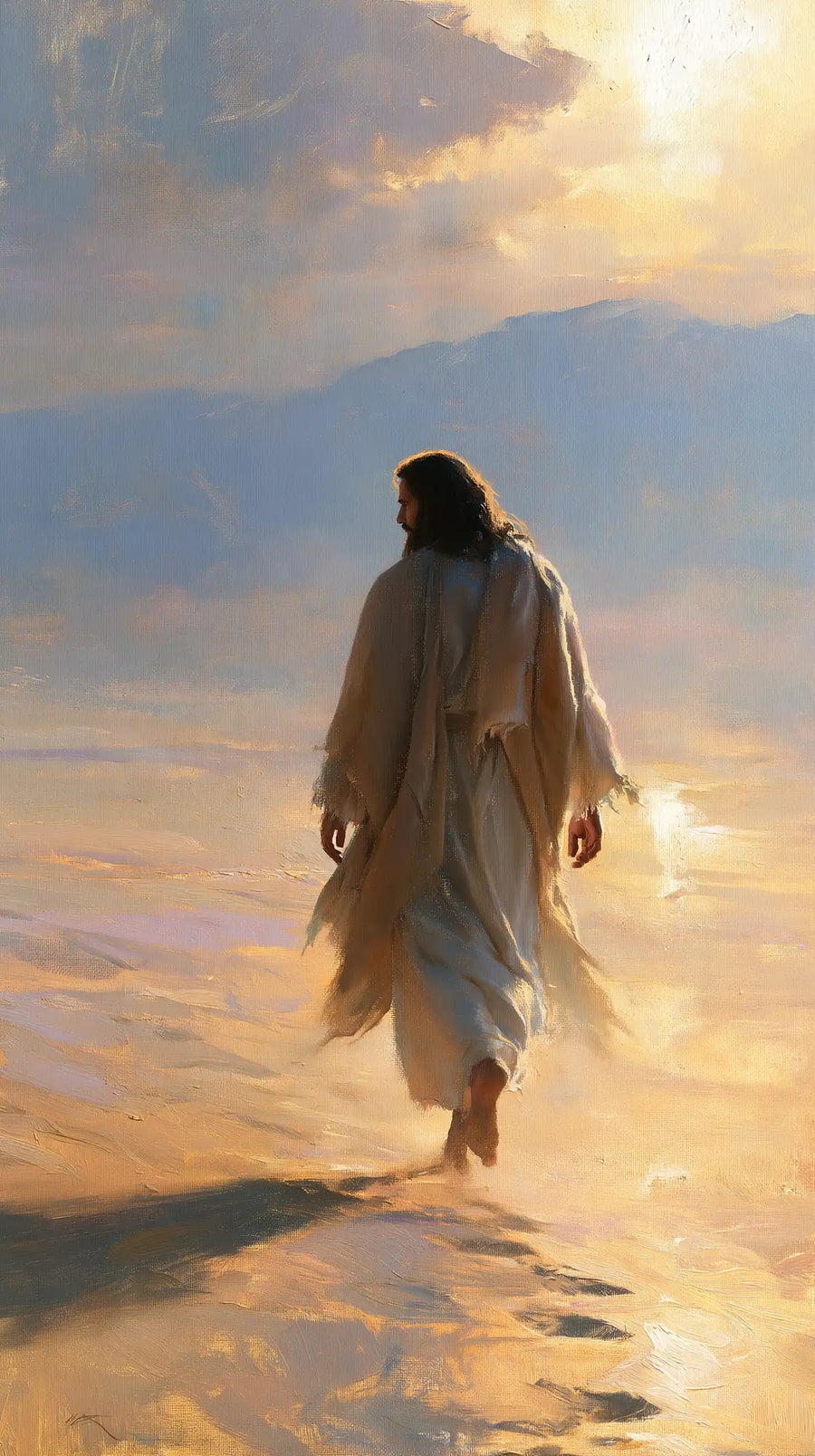 Jesus in the Desert - Impressionist · Portrait n° 11