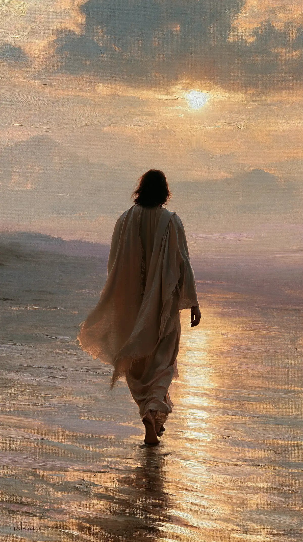 Jesus in the Desert - Impressionist · Portrait n° 13