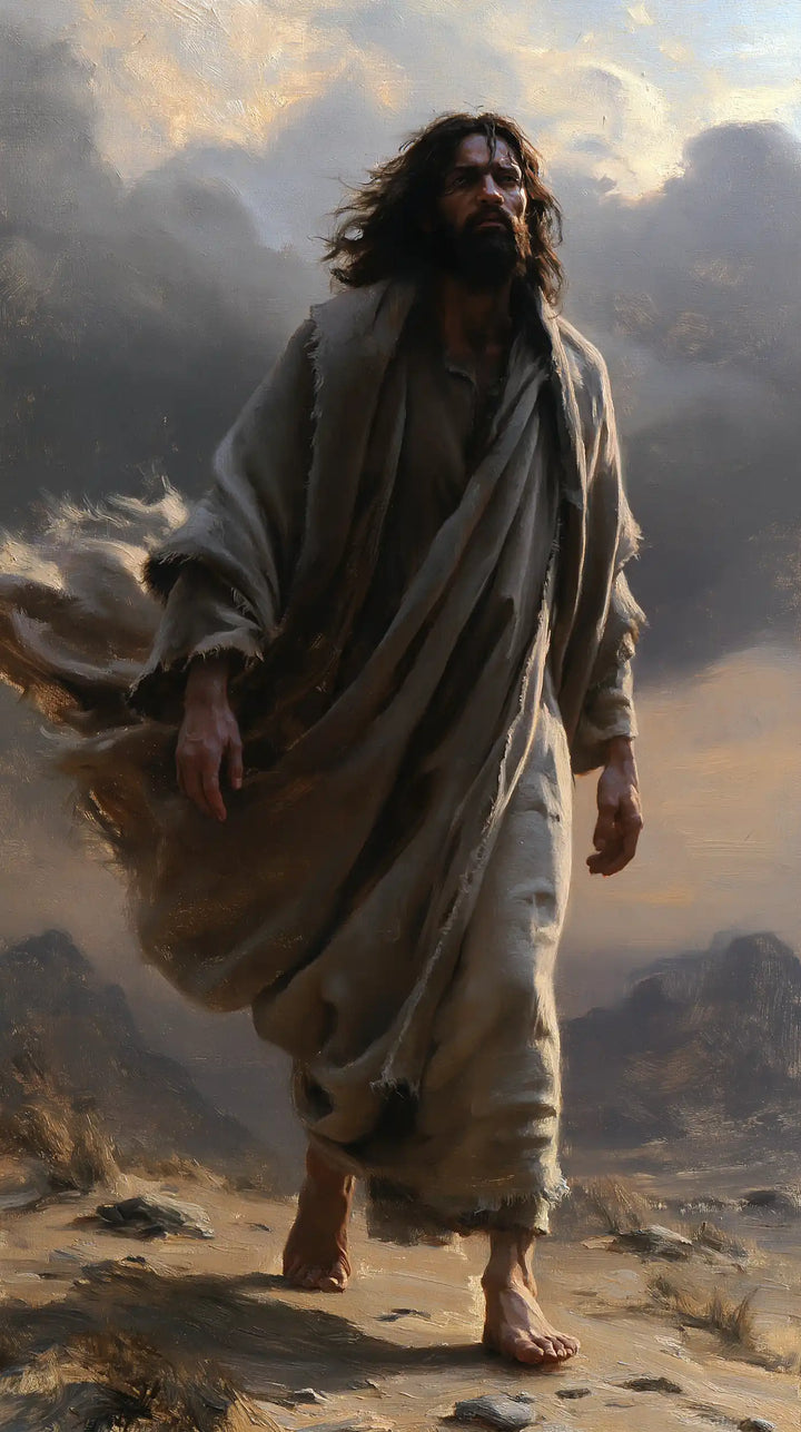 Jesus in the Desert — A Step toward the Distant Clearing