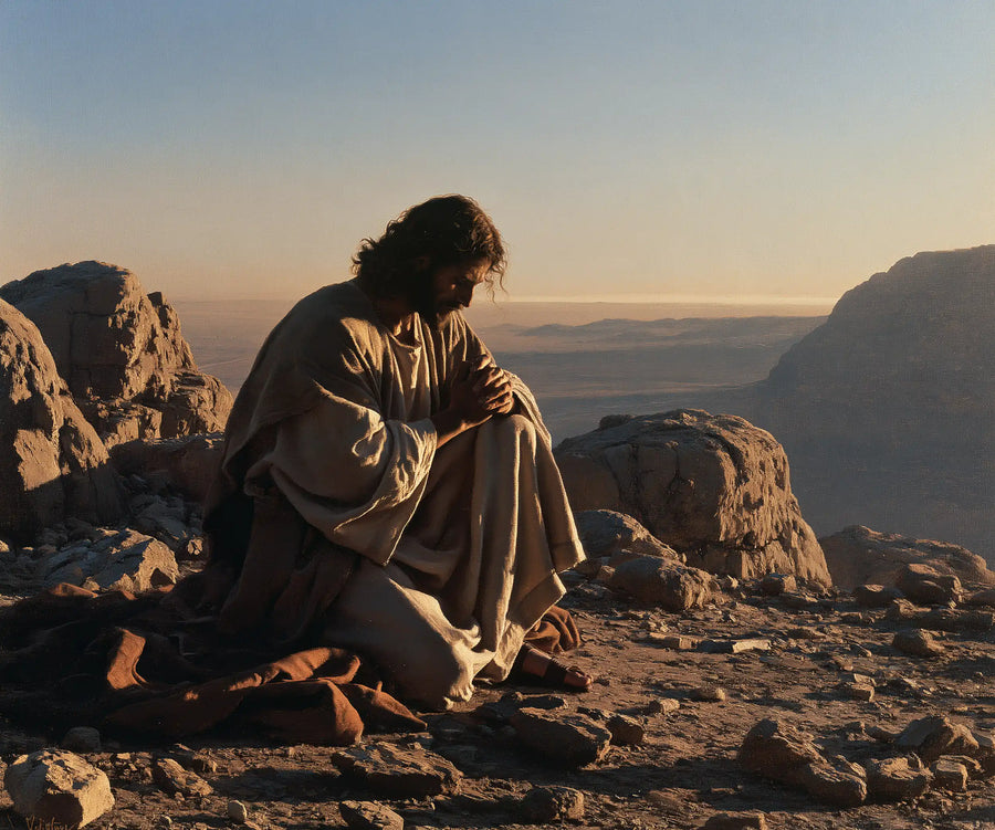 Jesus in the Desert — Prayer at the Edge of the Plateaus
