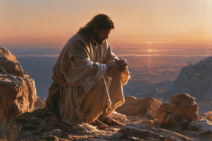 Jesus in the Desert - Jesus in Prayer · Landscape n° 15