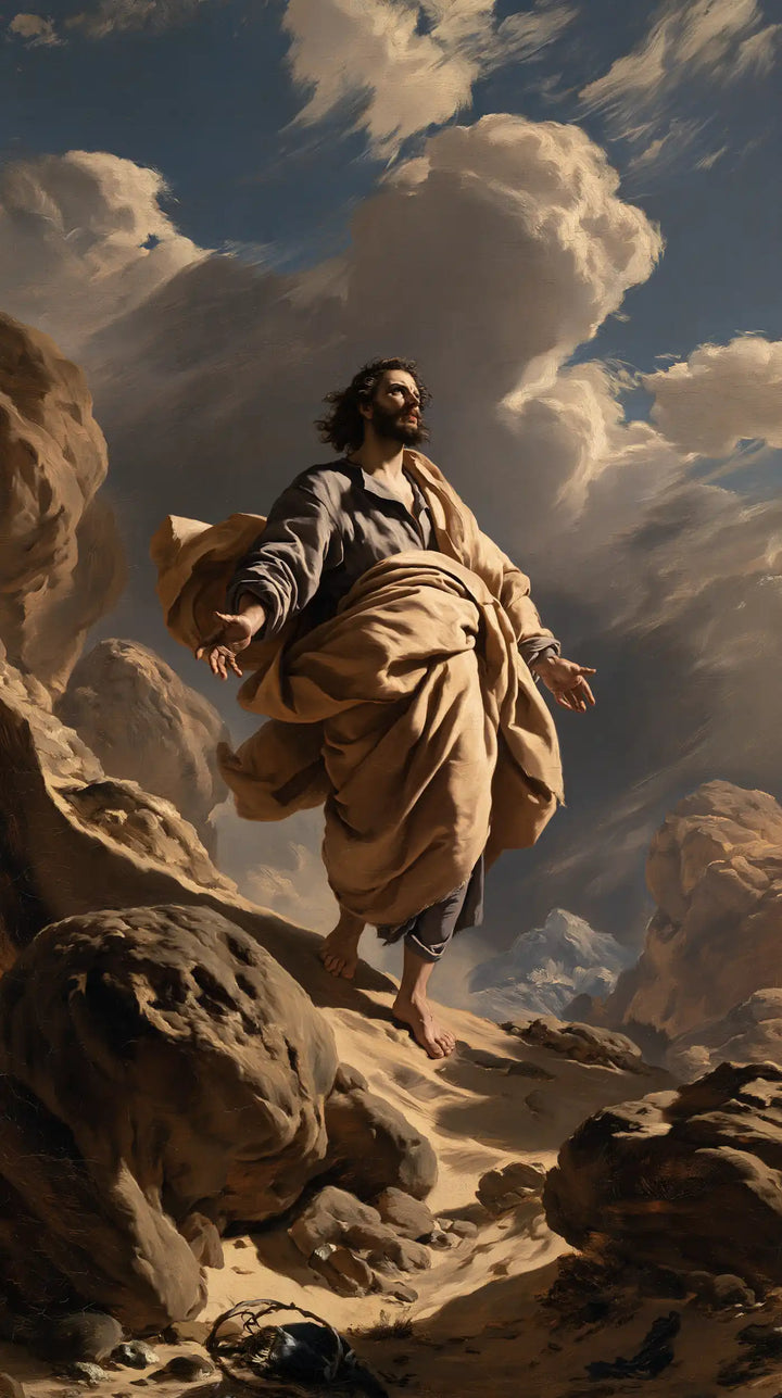 Jesus in the Desert - Theatrical Baroque · Portrait n° 19