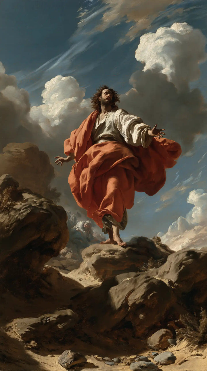 Jesus in the Desert - Theatrical Baroque · Portrait n° 28