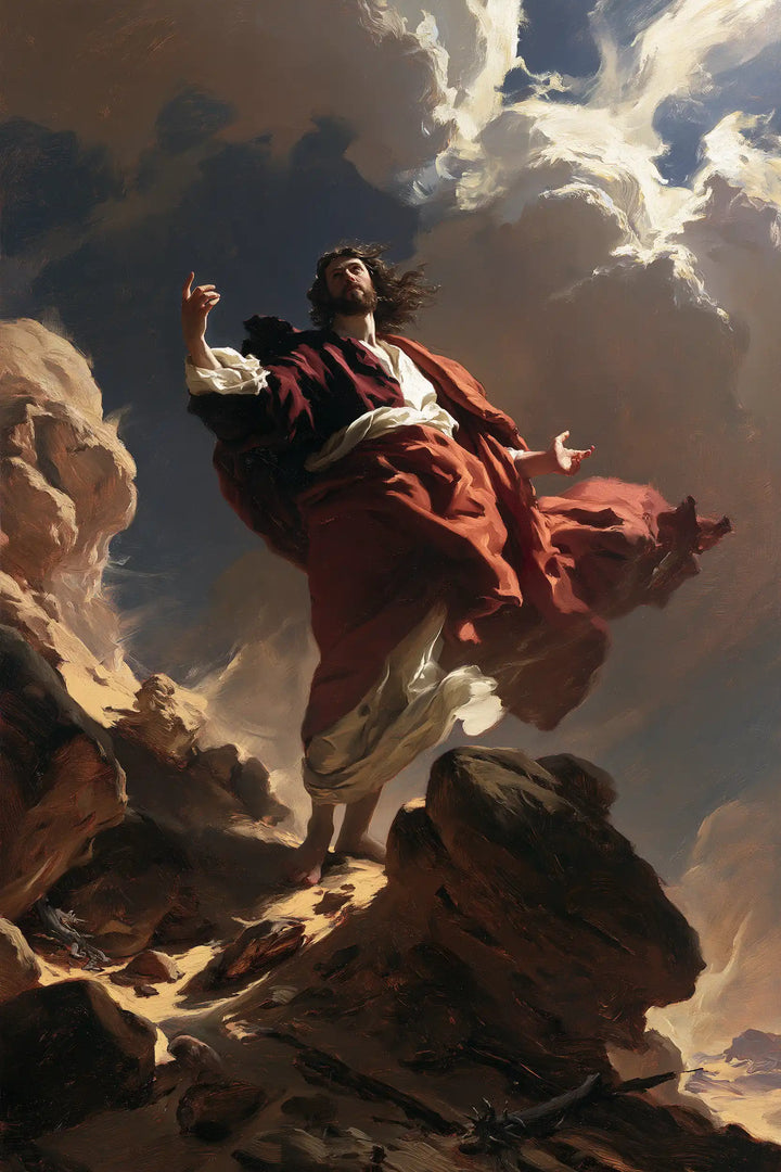 Jesus in the Desert - Theatrical Baroque · Portrait n° 30