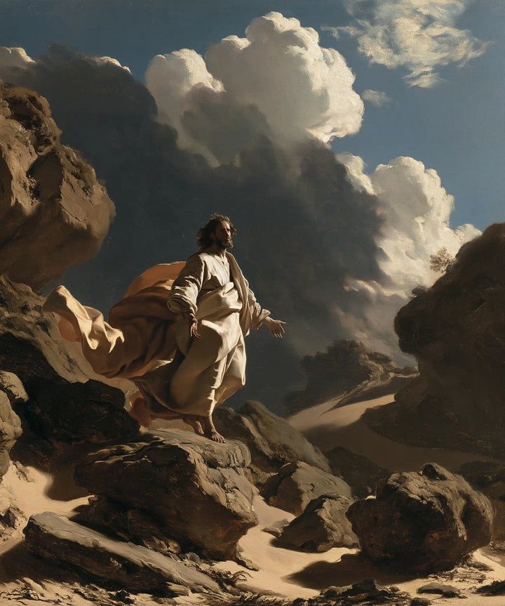 Jesus in the Desert - Theatrical Baroque · Portrait n° 43