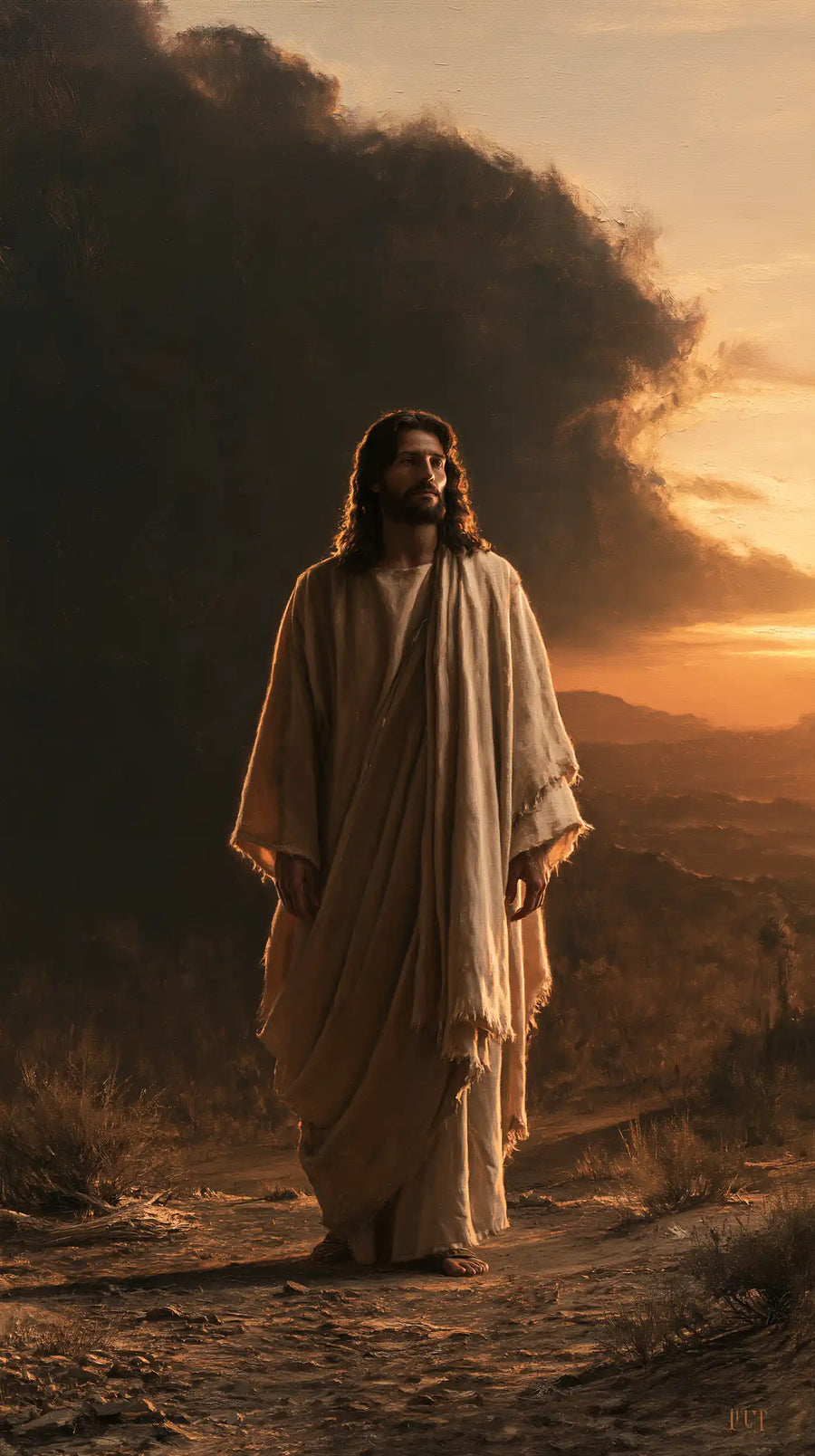 Jesus in the Desert - Victory Over Temptation · Portrait n° 28