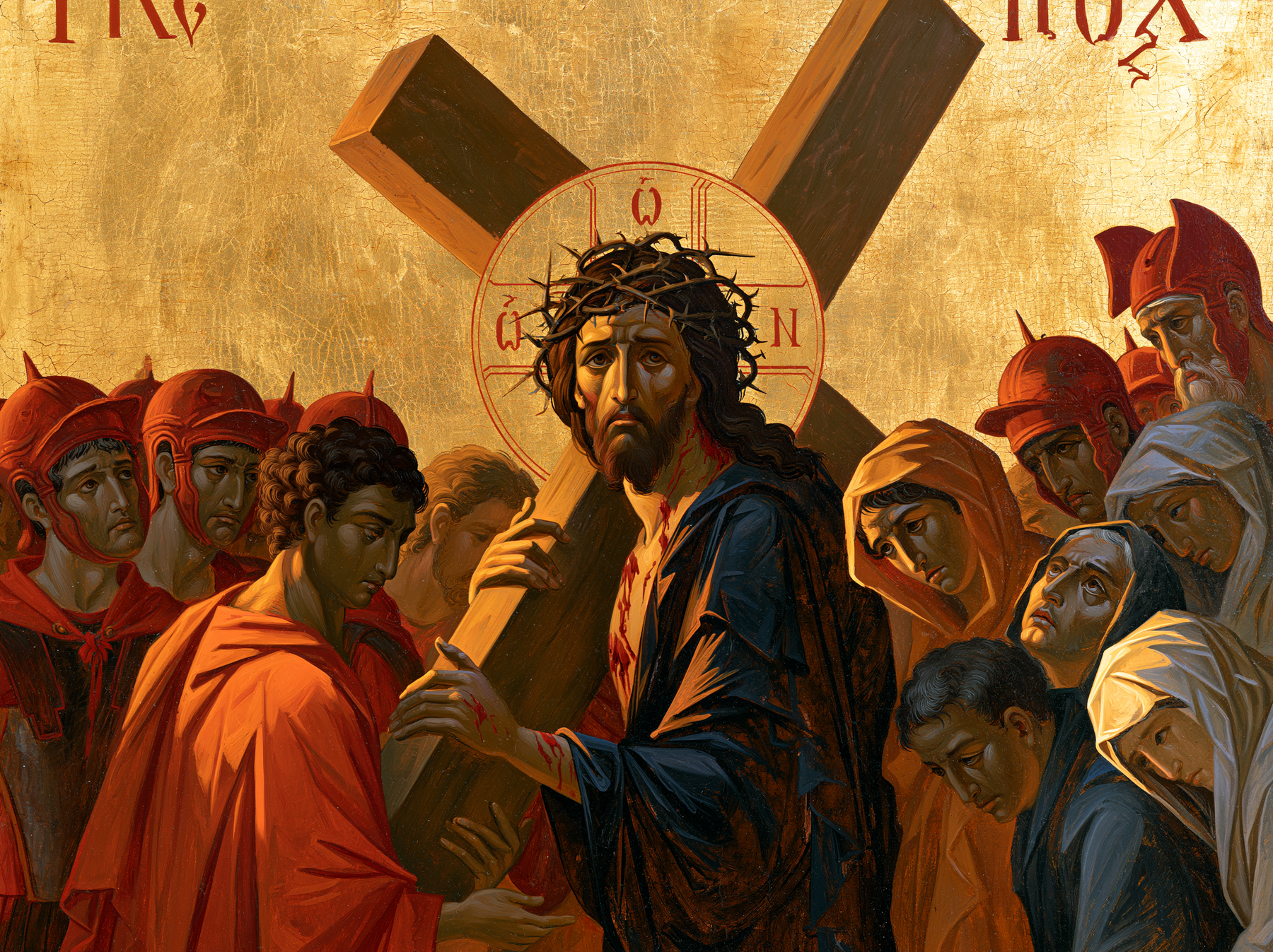 Le Chemin de croix — Byzantin contemporain · Paysage n° 4 — aperçu de la finition sélectionnée