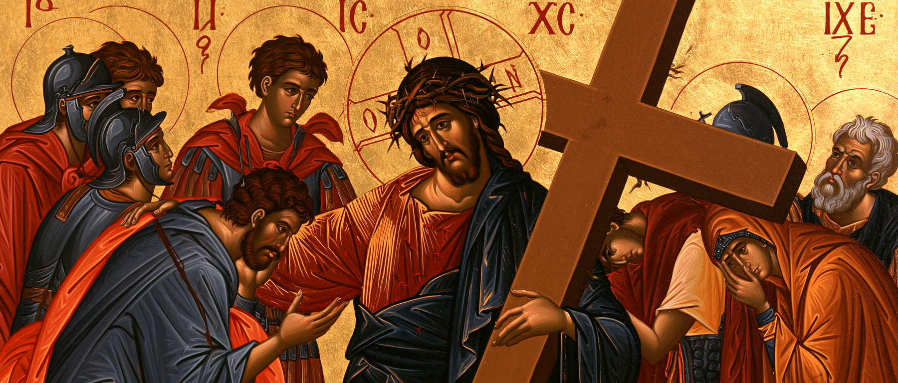 Le Chemin de croix — Byzantin contemporain · Paysage n° 10 — aperçu de la finition sélectionnée