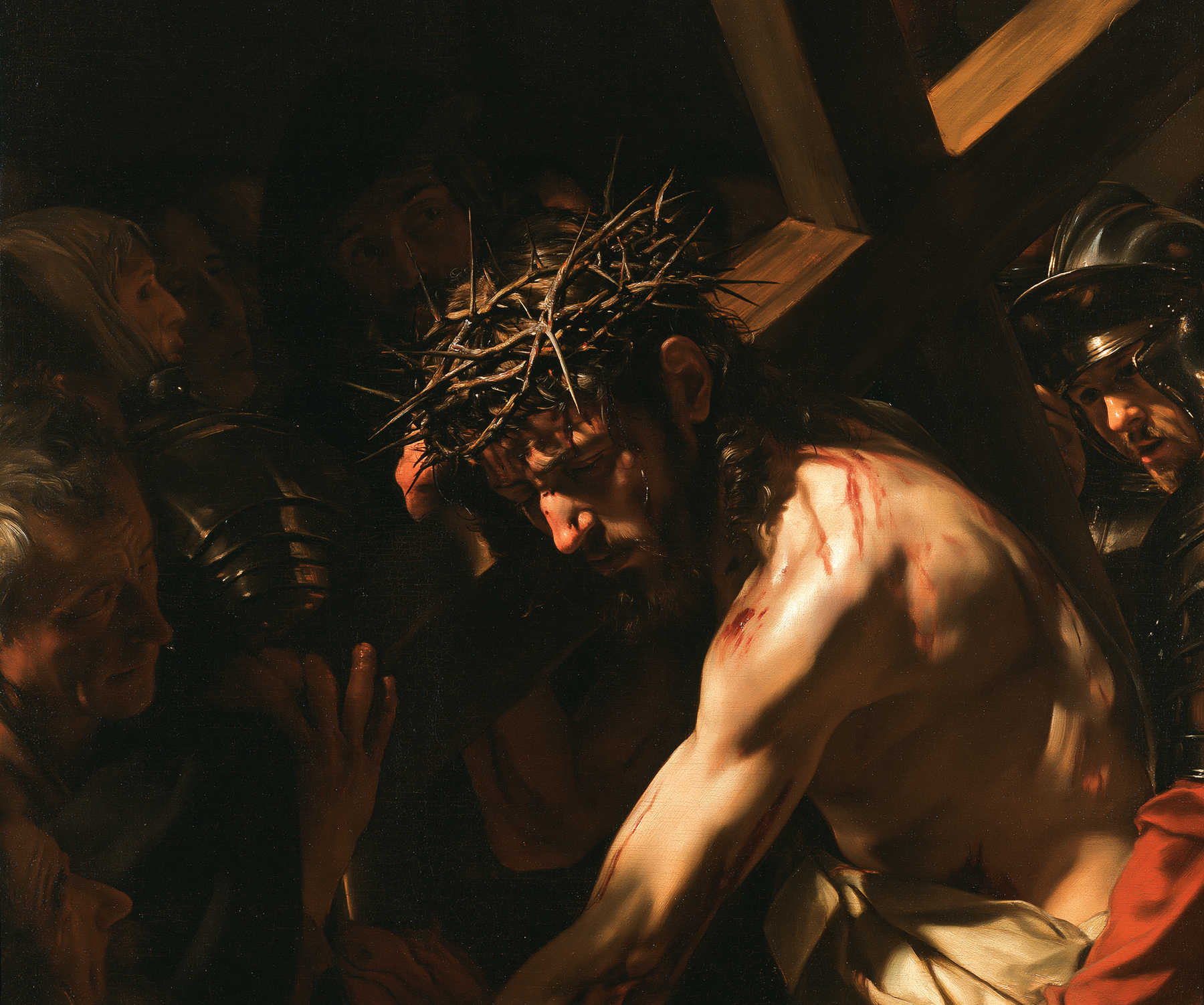 Le Chemin de croix — Caravage - ténébrisme · Paysage n° 2 — aperçu de la finition sélectionnée