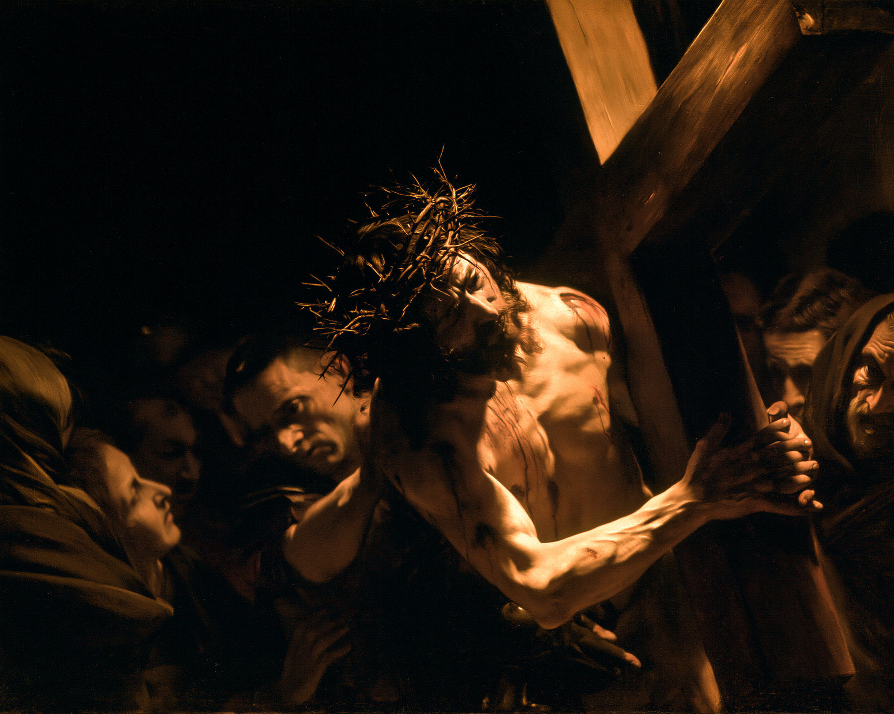 Le Chemin de croix — Caravage - ténébrisme · Paysage n° 3 — aperçu de la finition sélectionnée