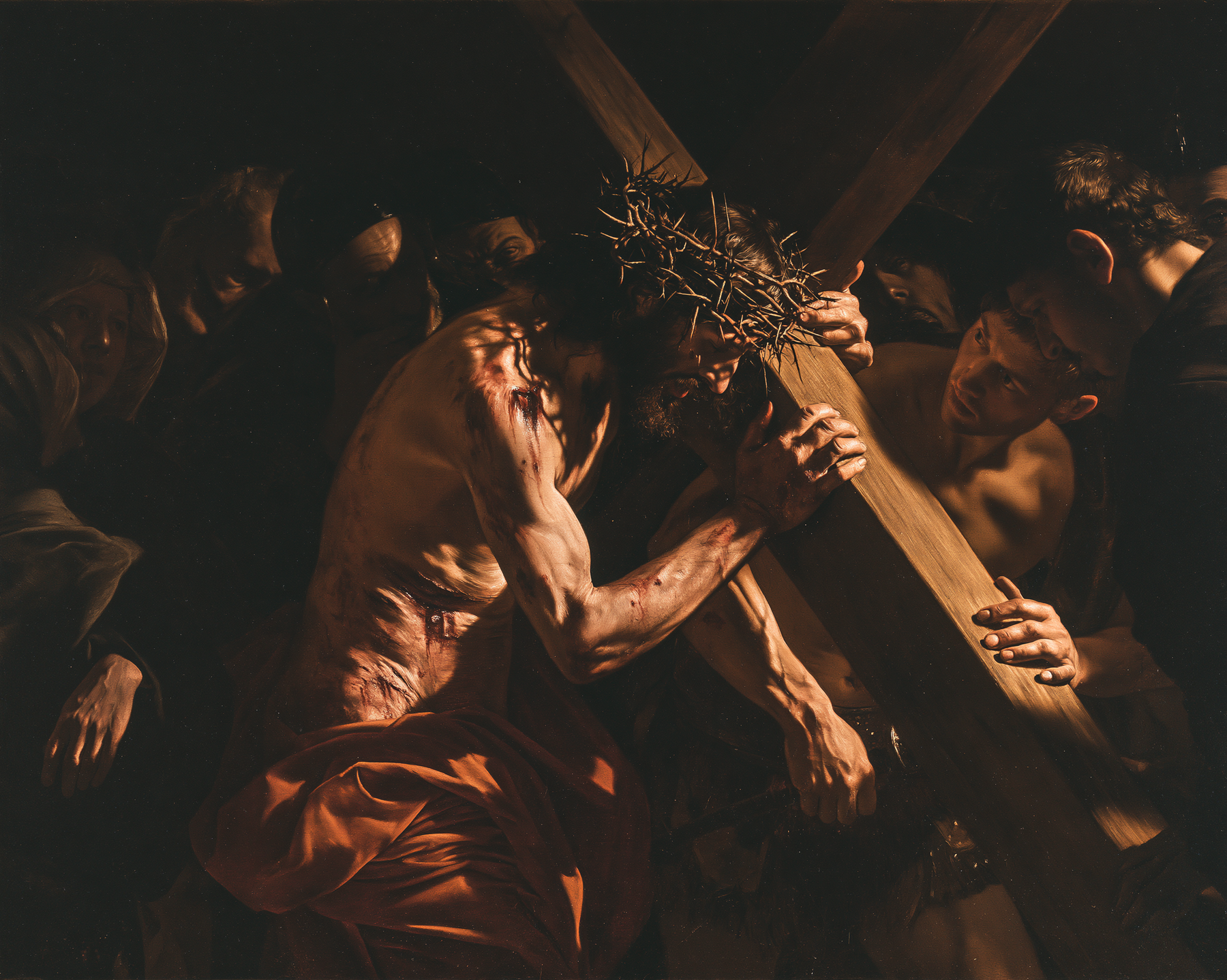 Le Chemin de croix — Caravage - ténébrisme · Paysage n° 5 — aperçu de la finition sélectionnée