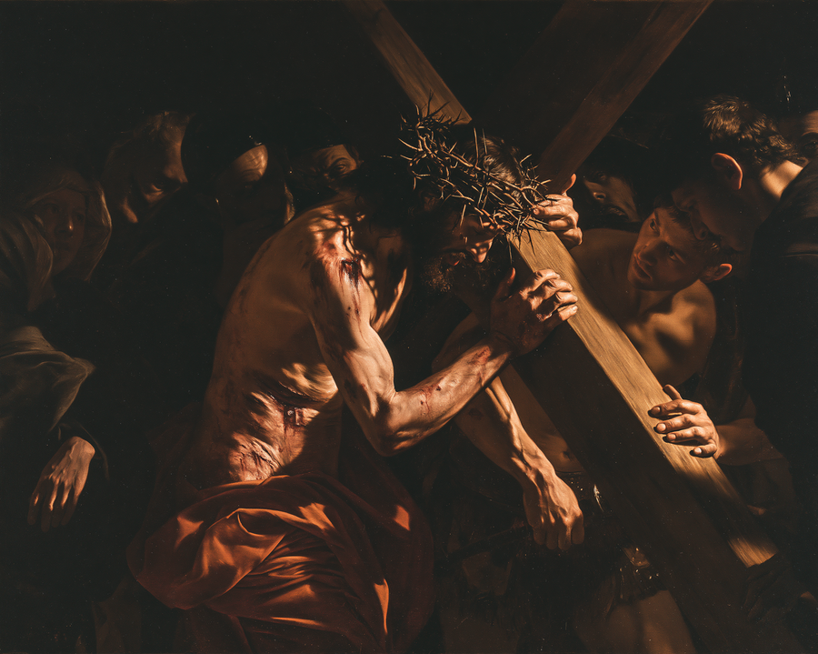 Le Chemin de croix — Caravage - ténébrisme · Paysage n° 5