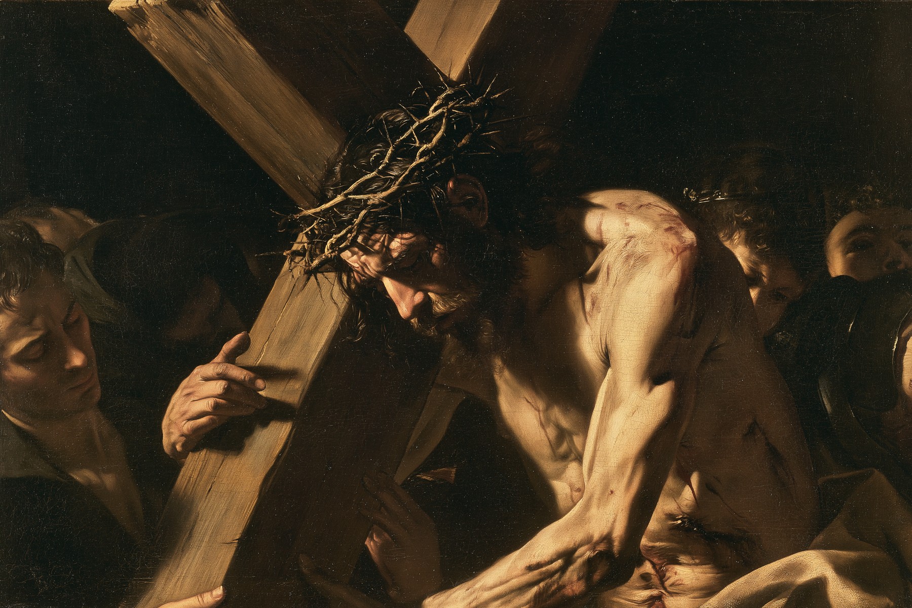 Le Chemin de croix — Caravage - ténébrisme · Paysage n° 9 — aperçu de la finition sélectionnée