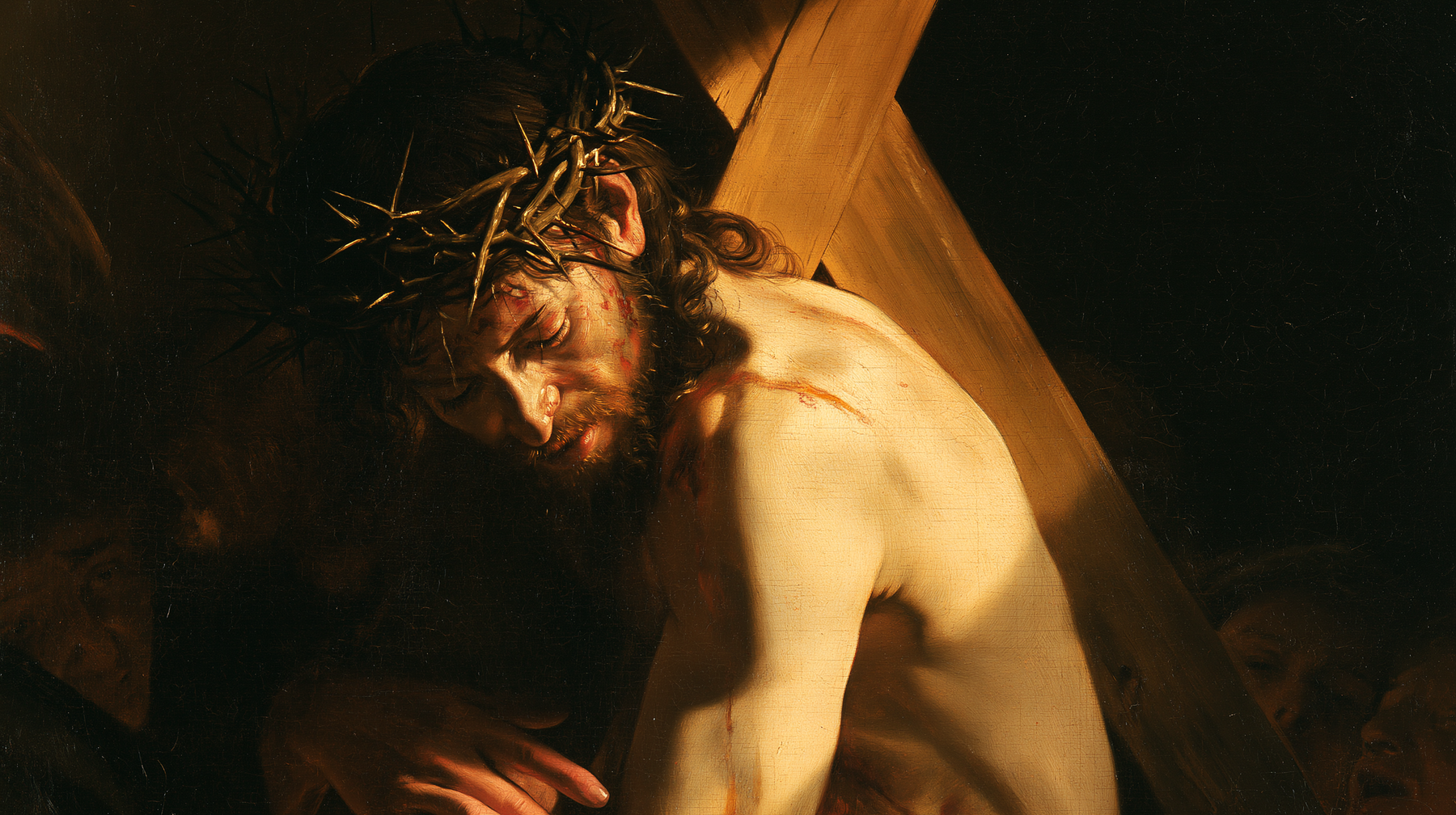 Le Chemin de croix — Caravage - ténébrisme · Paysage n° 15 — aperçu de la finition sélectionnée